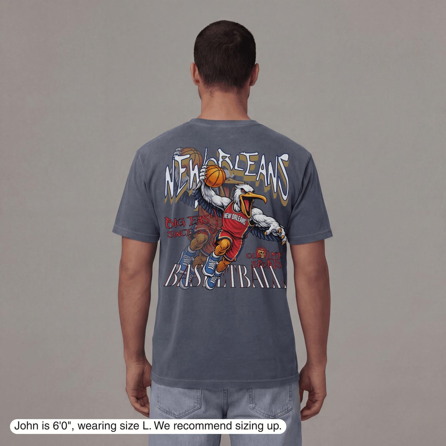 New Orleans Dunkman T-Shirt - Old Time Sports