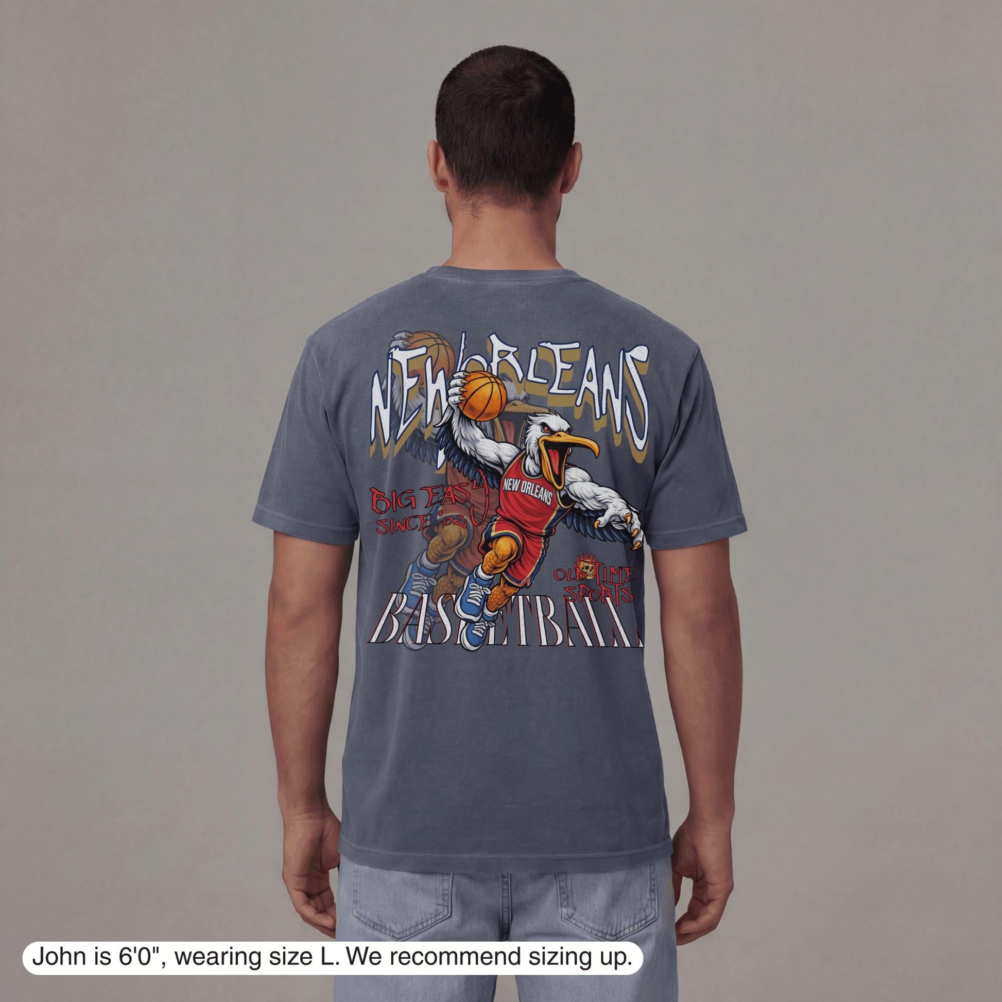 New Orleans Dunkman T-Shirt - Old Time Sports
