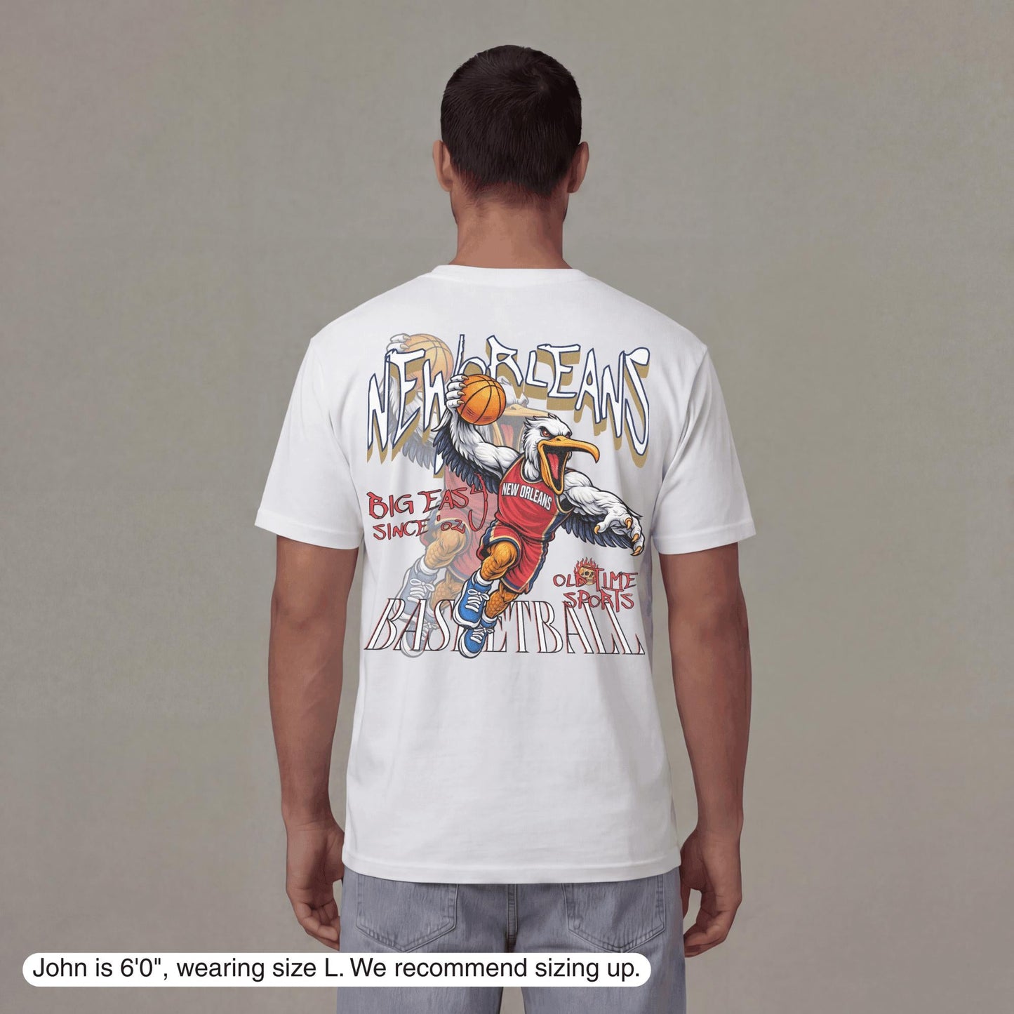 New Orleans Dunkman T-Shirt - Old Time Sports