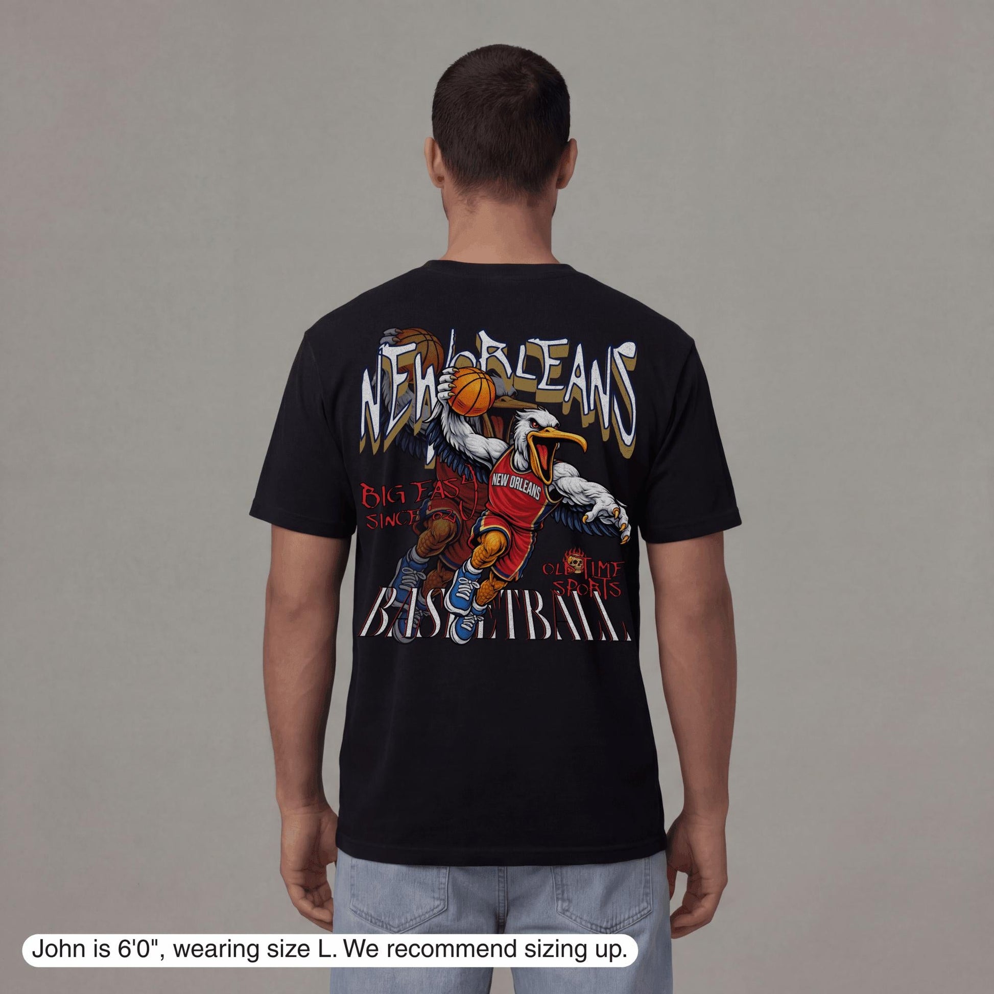 New Orleans Dunkman T-Shirt - Old Time Sports