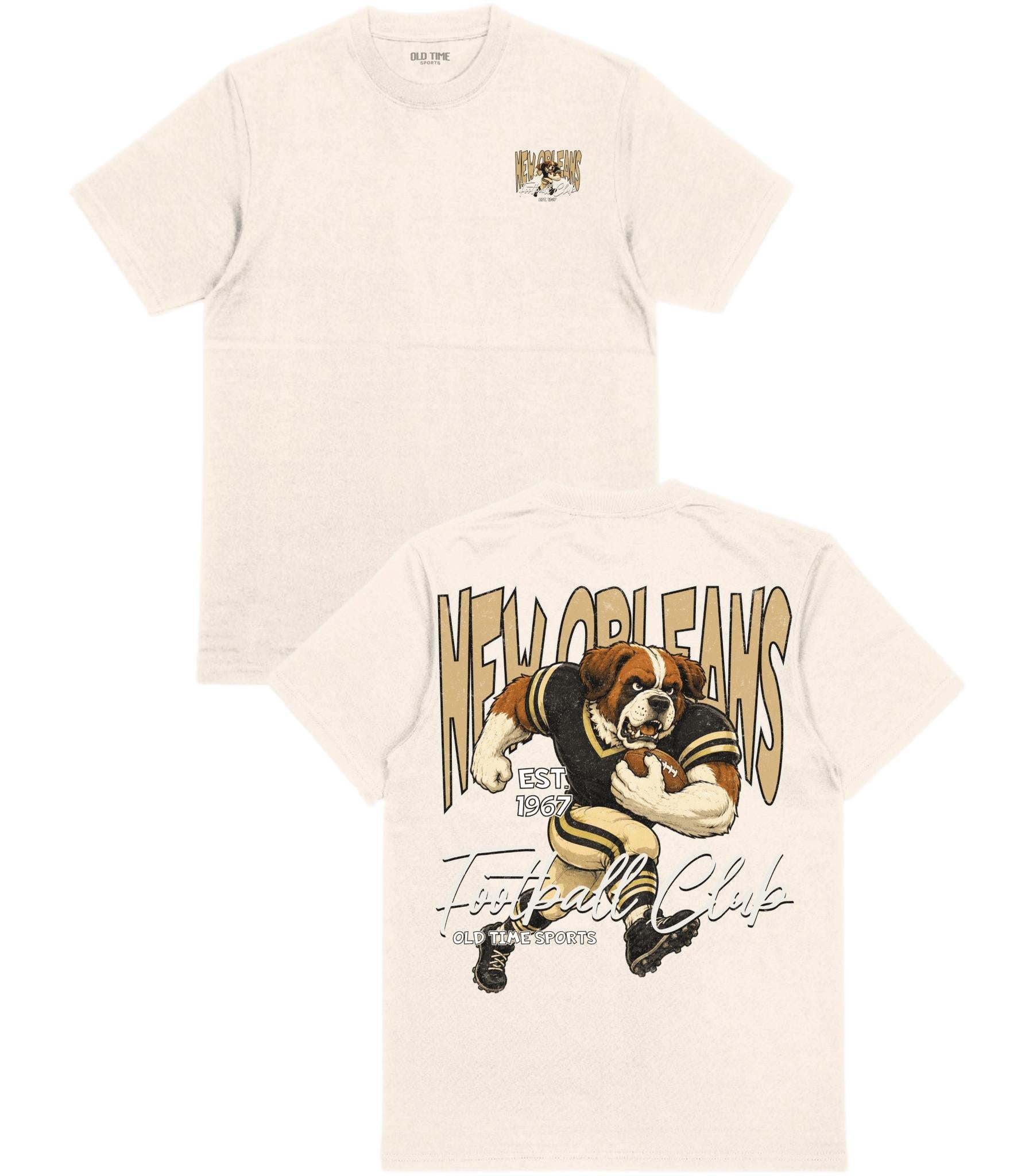New Orleans Football 1967 T-Shirt - Old Time Sports