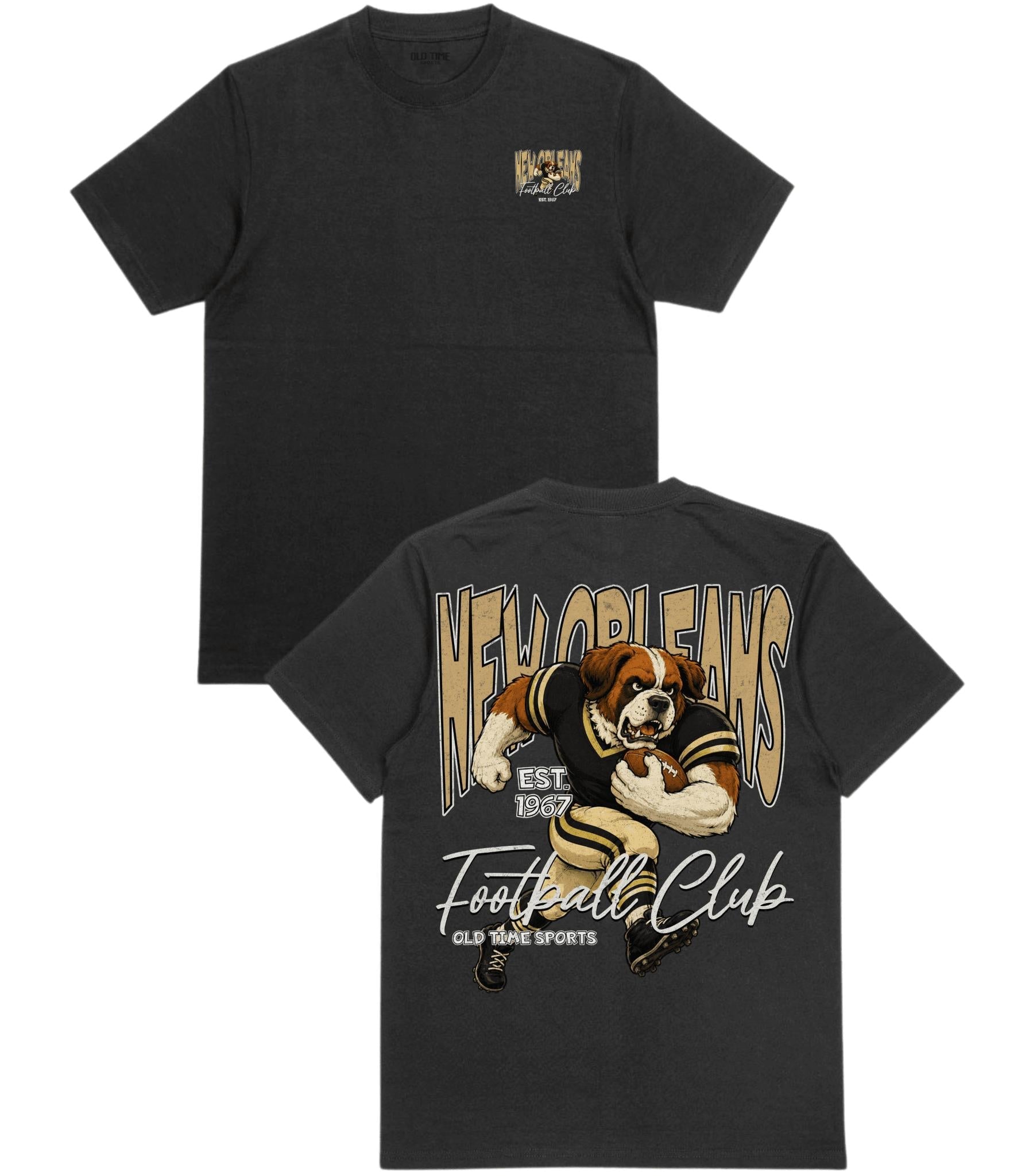 New Orleans Football 1967 T-Shirt - Old Time Sports