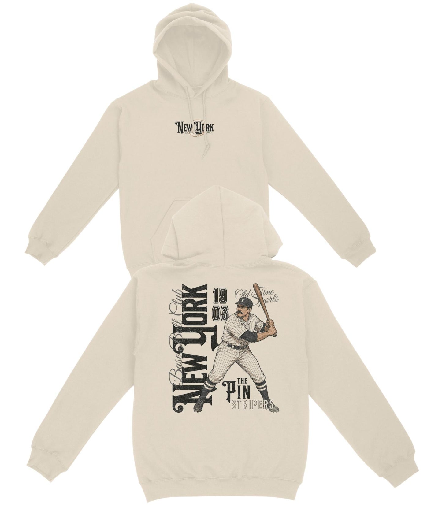 New York Base Ball Club Basic Hoodie - Old Time Sports