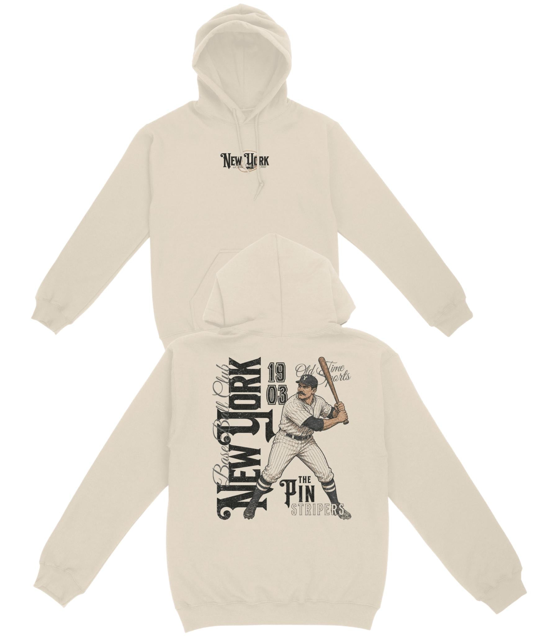New York Base Ball Club Basic Hoodie - Old Time Sports