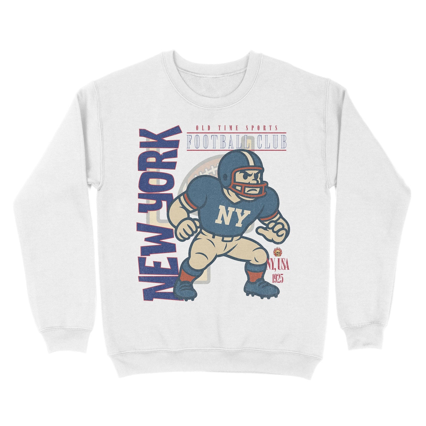 New York Football Basic Crewneck - Old Time Sports