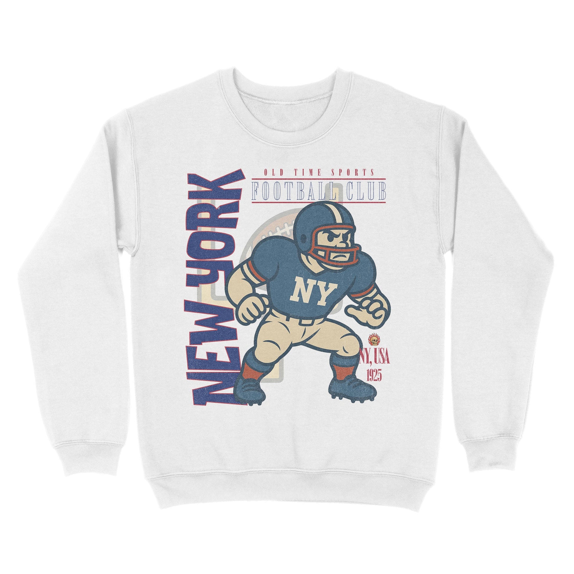 New York Football Basic Crewneck - Old Time Sports