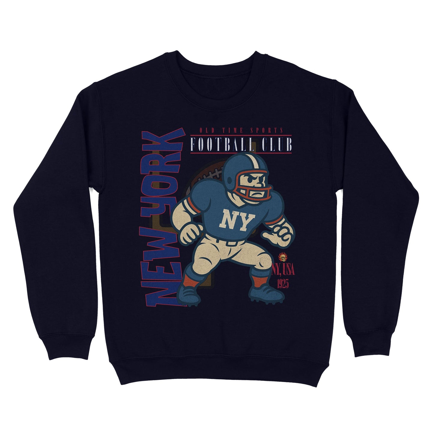New York Football Basic Crewneck - Old Time Sports