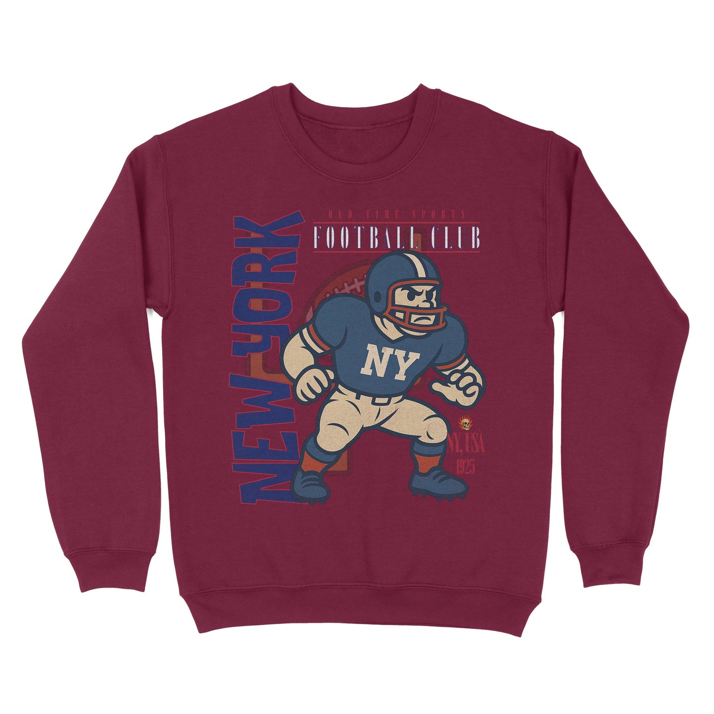 New York Football Basic Crewneck - Old Time Sports