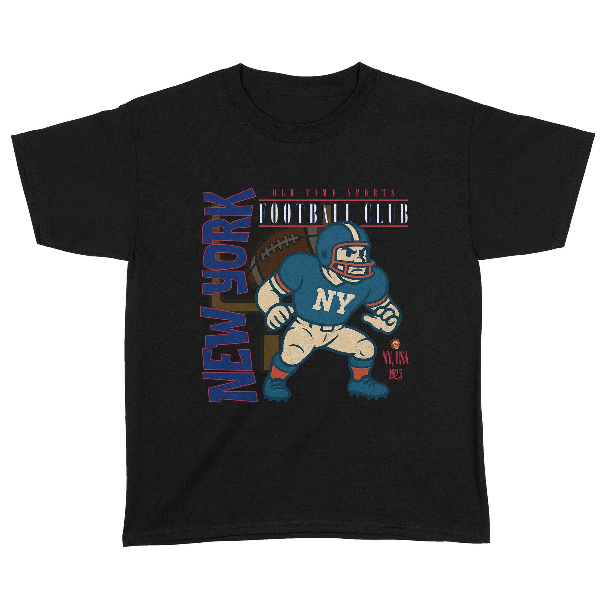 New York Football v2 YOUTH T-Shirt - Old Time Sports
