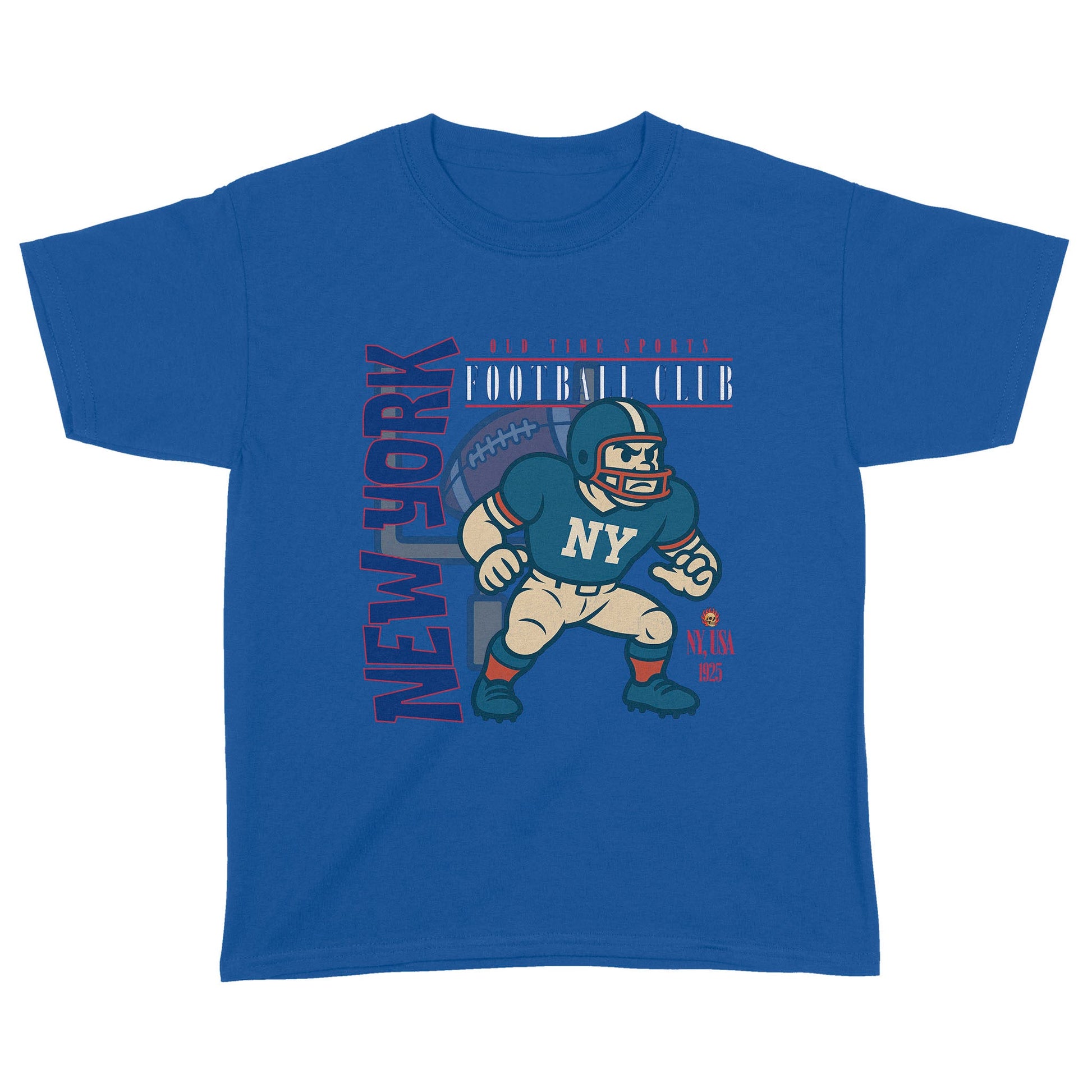 New York Football v2 YOUTH T-Shirt - Old Time Sports