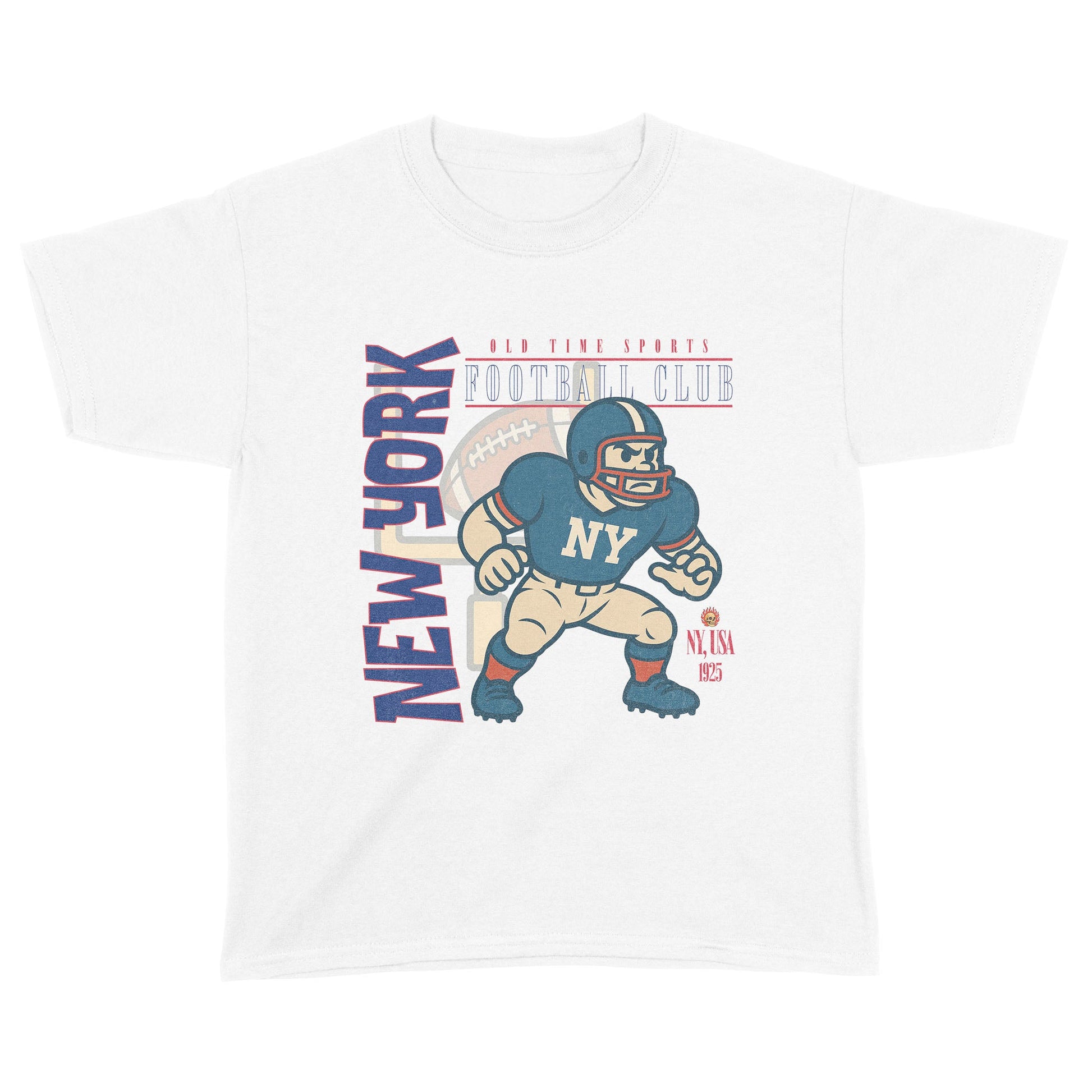 New York Football v2 YOUTH T-Shirt - Old Time Sports