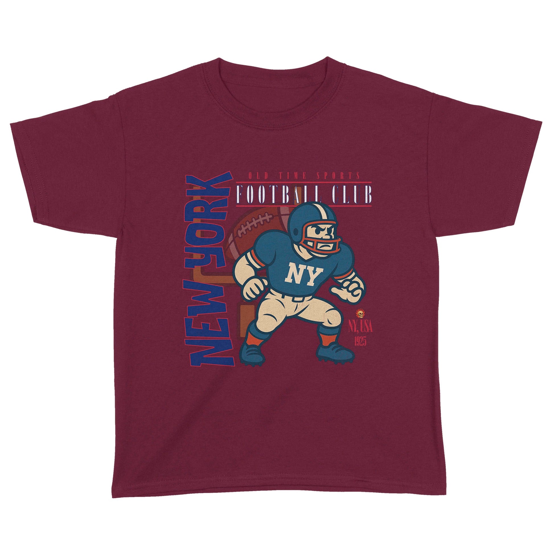 New York Football v2 YOUTH T-Shirt - Old Time Sports