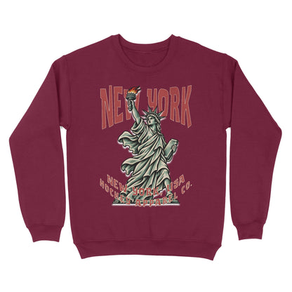 New York Hockey Appl. Crewneck - Old Time Sports