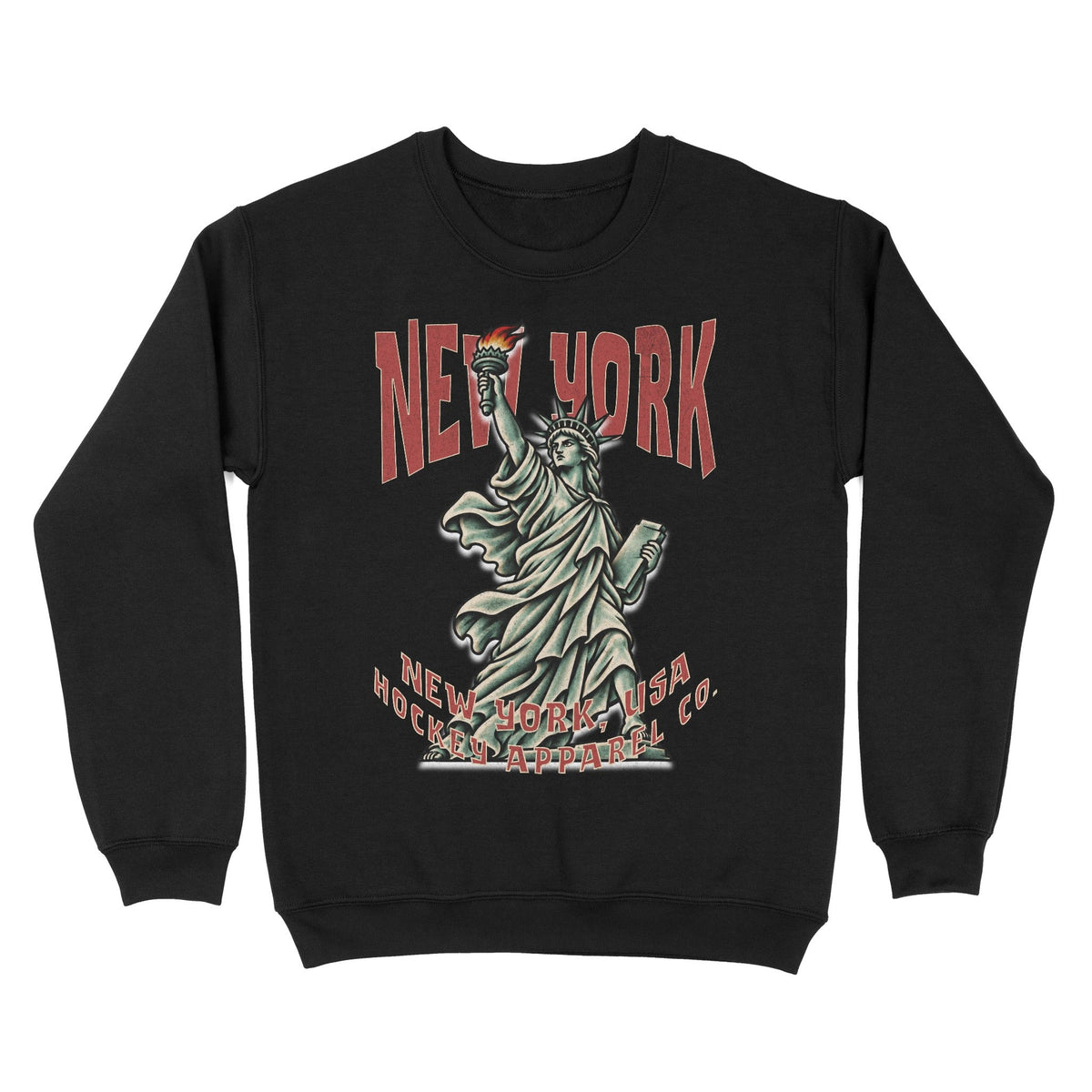 New York Hockey Appl. Crewneck - Old Time Sports