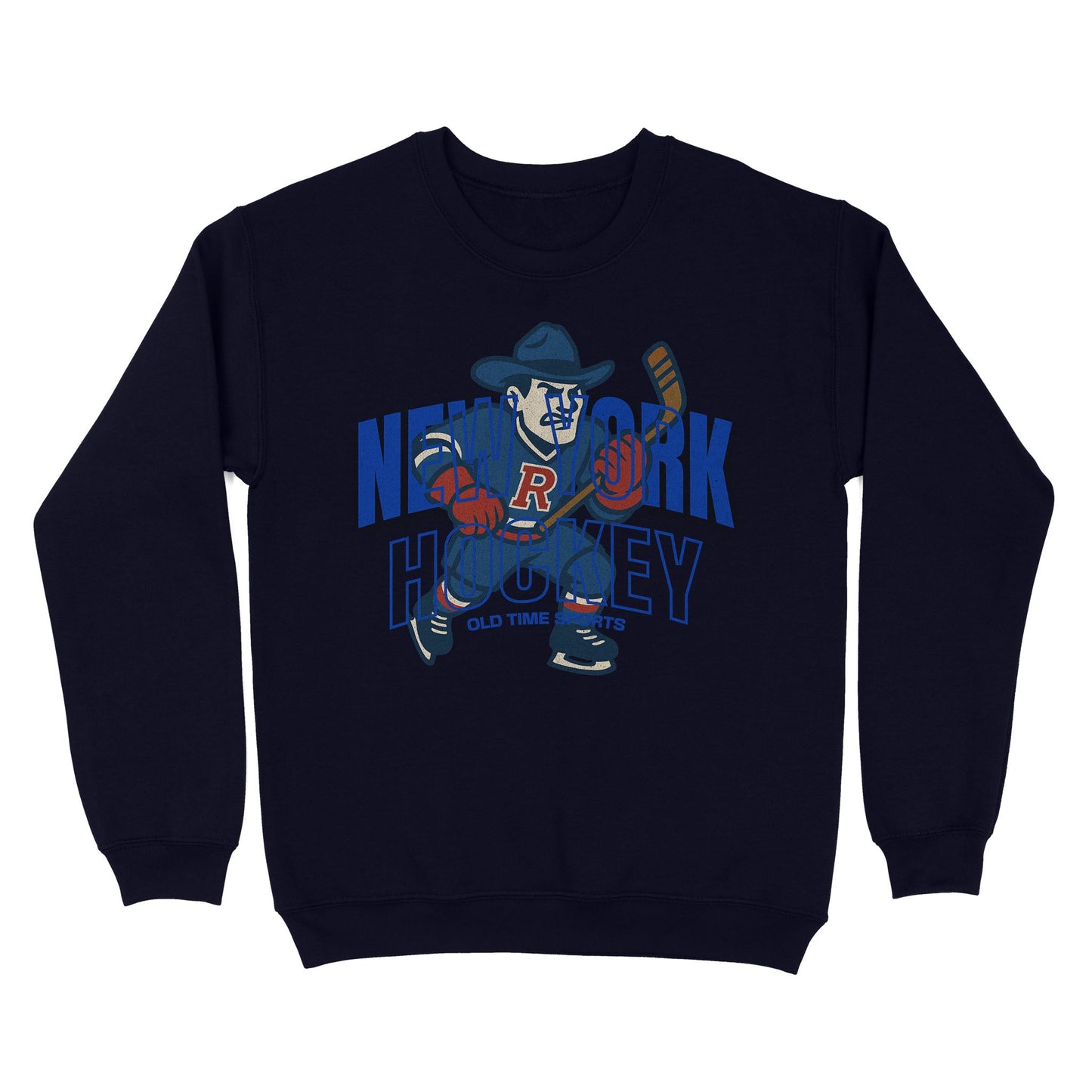 New York Hockey Basic Crewneck - Old Time Sports