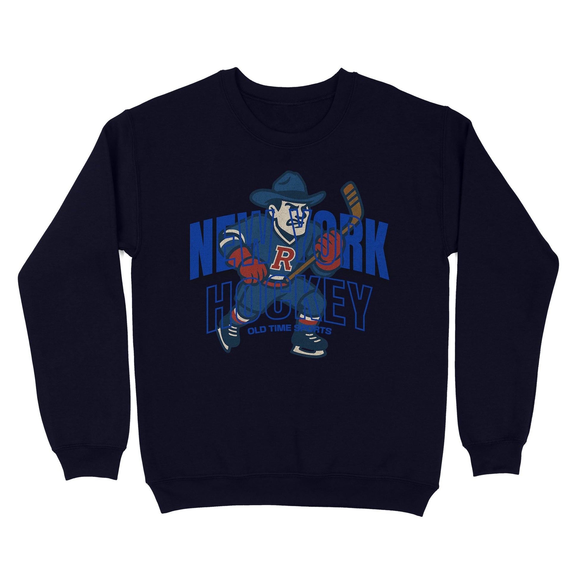 New York Hockey Basic Crewneck - Old Time Sports