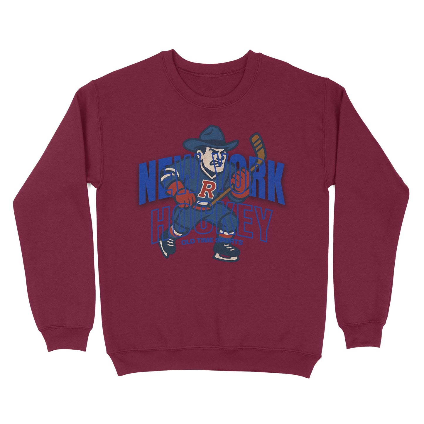 New York Hockey Basic Crewneck - Old Time Sports