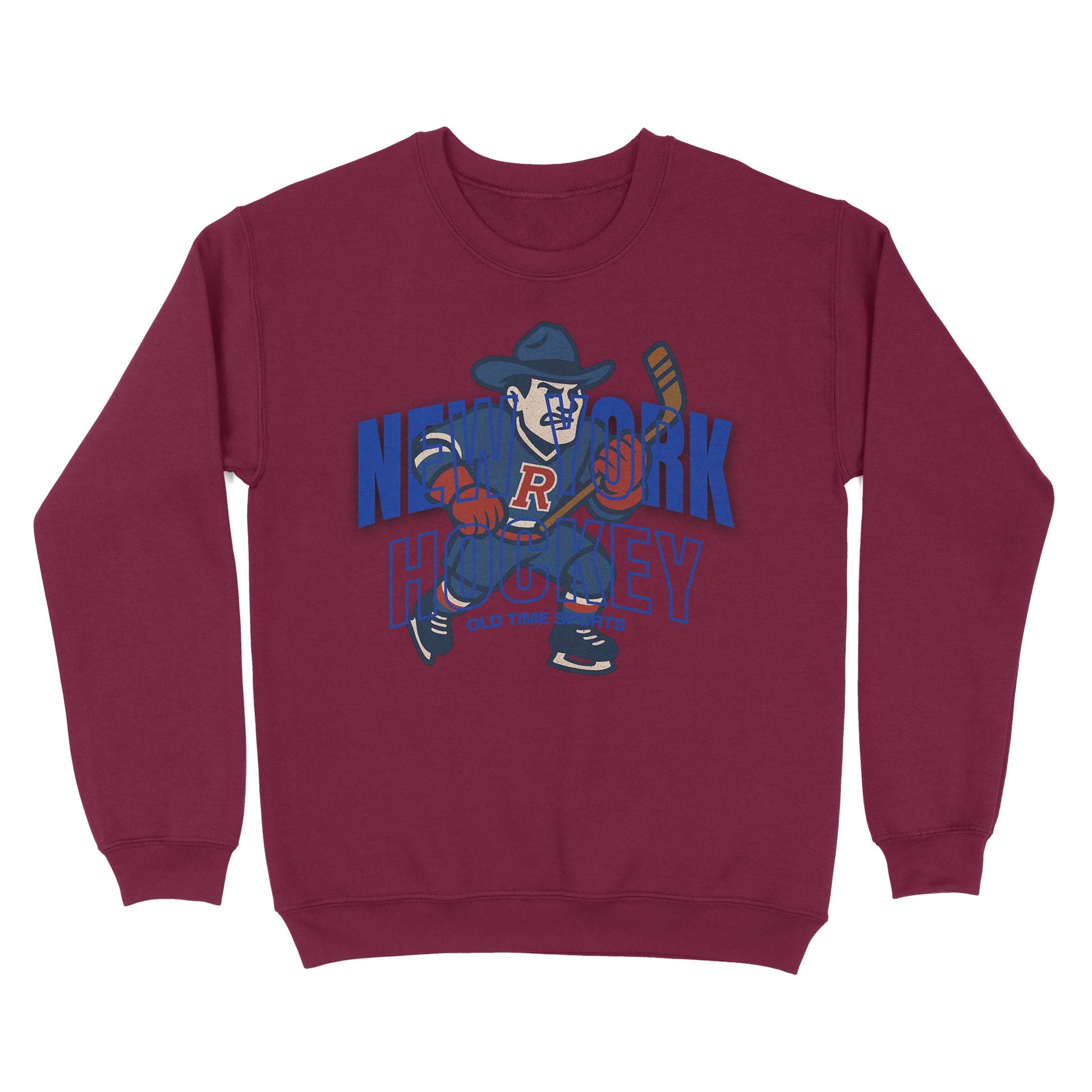 New York Hockey Basic Crewneck - Old Time Sports