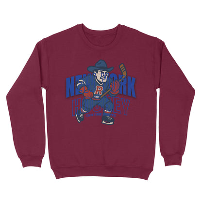 New York Hockey Basic Crewneck - Old Time Sports