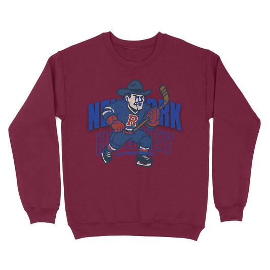 New York Hockey Basic Crewneck - Old Time Sports