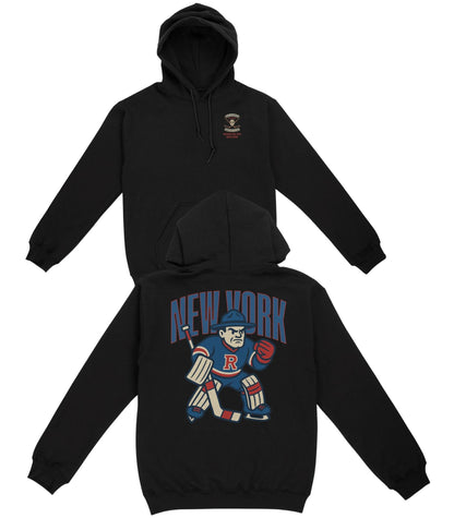 New York Hockey v1 Basic Hoodie