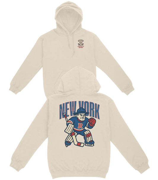 New York Hockey v1 Basic Hoodie