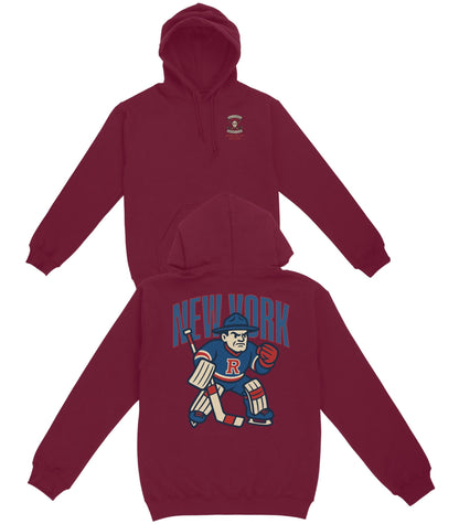 New York Hockey v1 Basic Hoodie