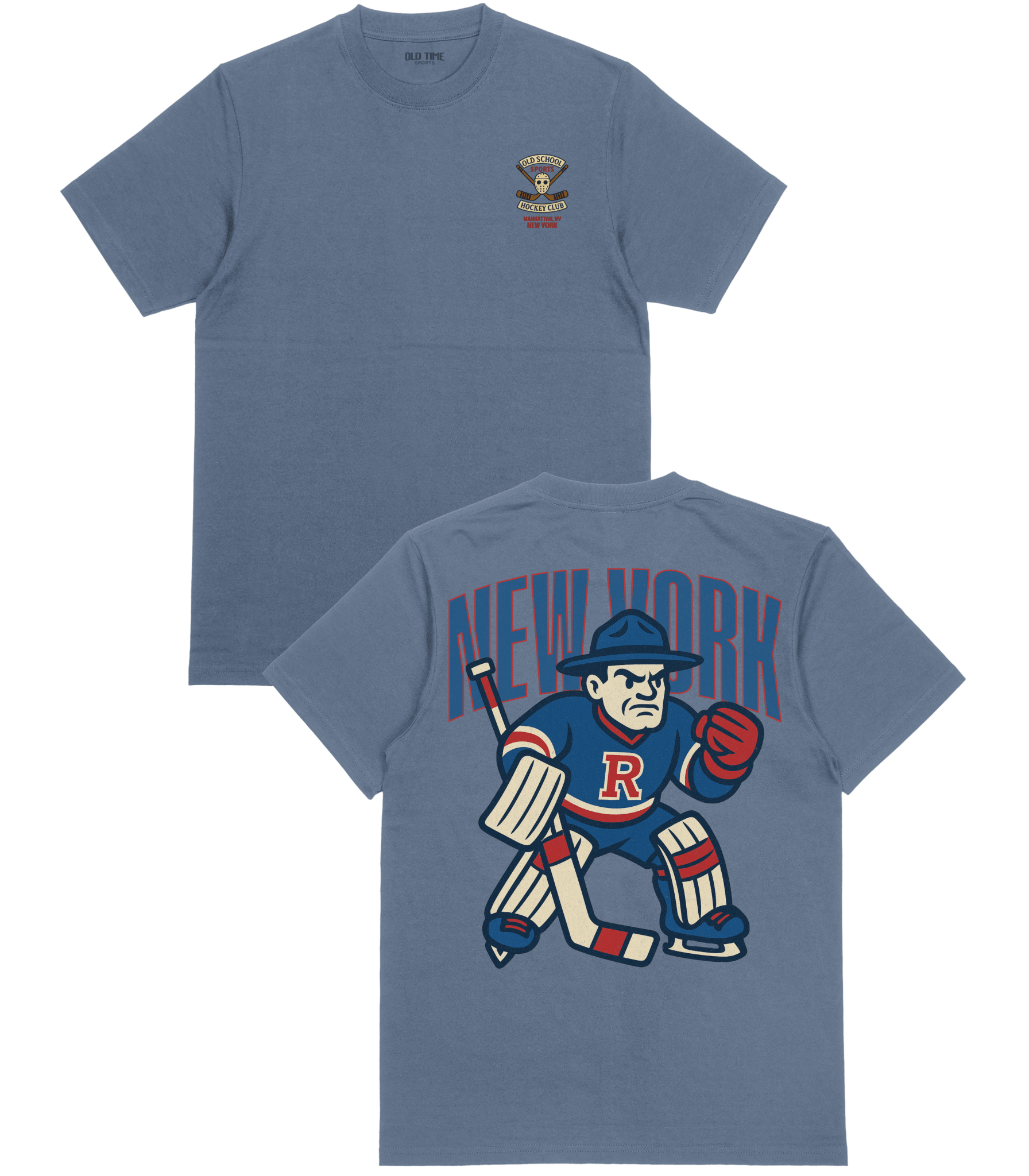 New York Hockey v1 T-Shirt - Old Time Sports