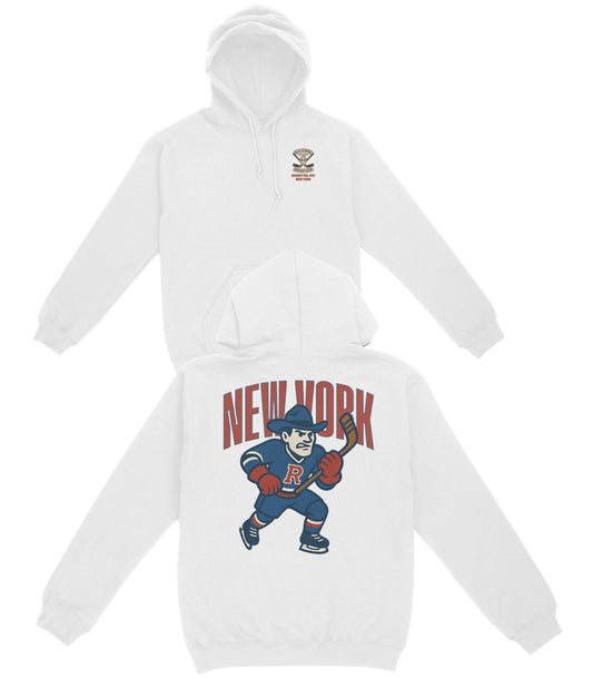 New York Hockey v2 Basic Hoodie