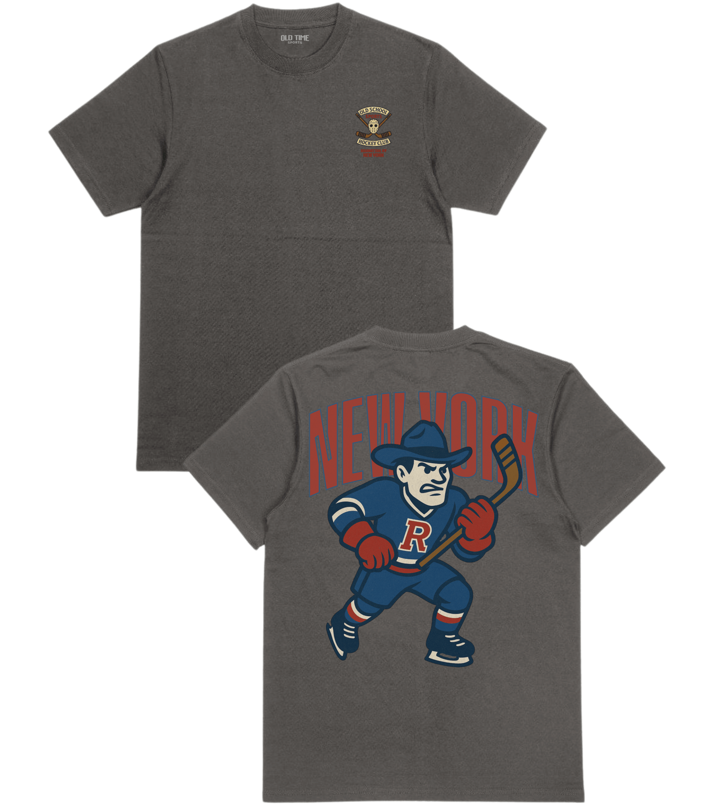 New York Hockey v2 T-Shirt - Old Time Sports