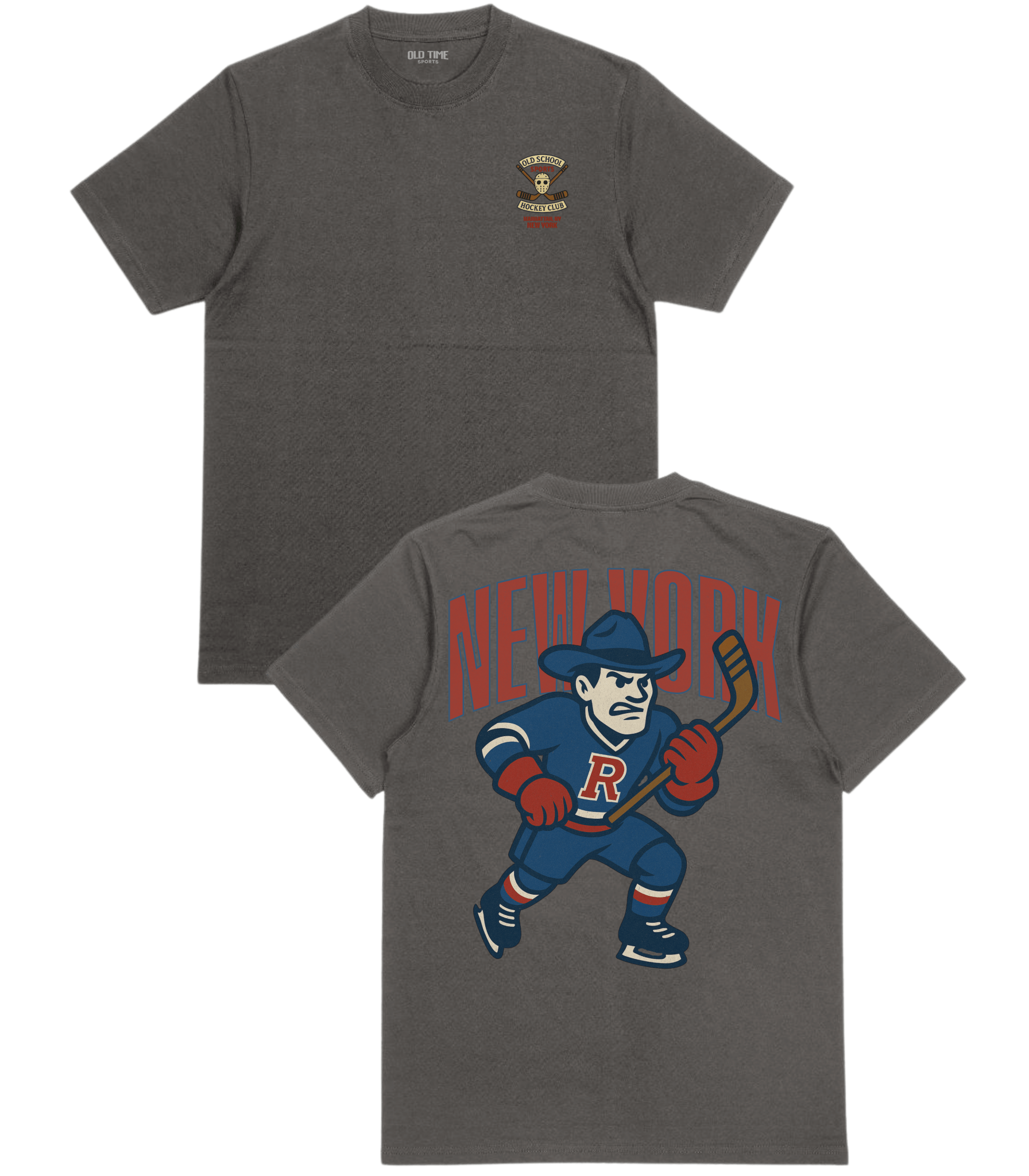 New York Hockey v2 T-Shirt - Old Time Sports