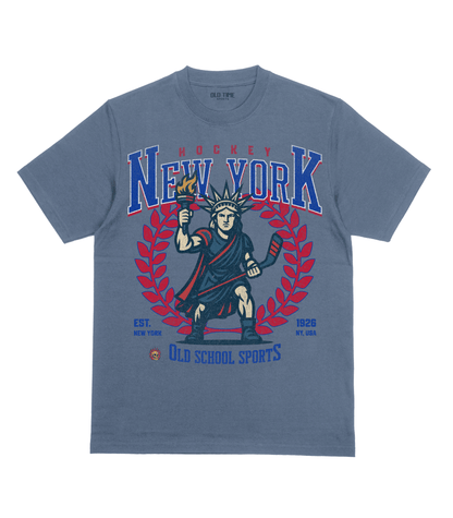 New York Hockey v3 T-Shirt - Old Time Sports