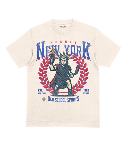 New York Hockey v3 T-Shirt - Old Time Sports