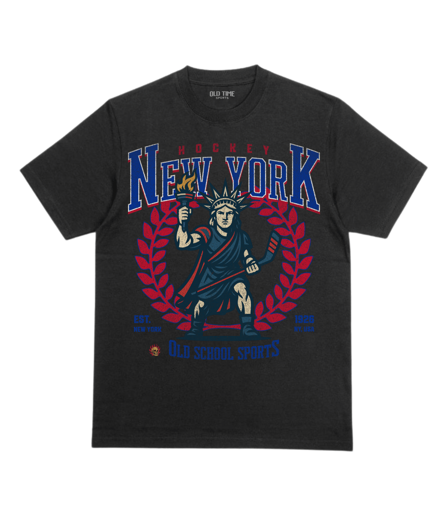 New York Hockey v3 T-Shirt - Old Time Sports