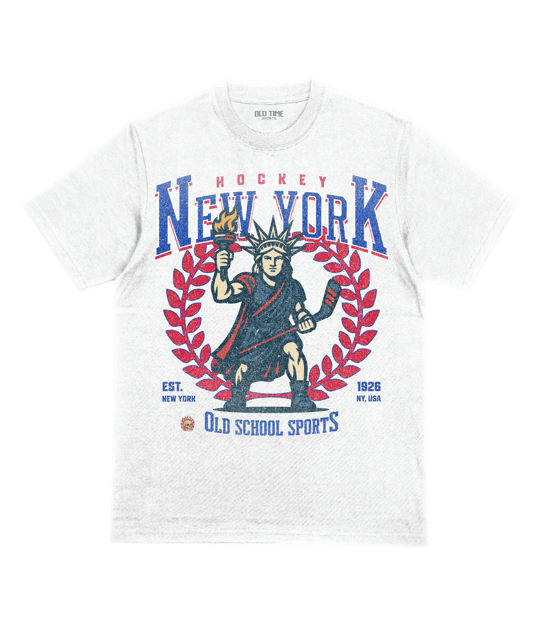 New York Hockey v3 T-Shirt - Old Time Sports