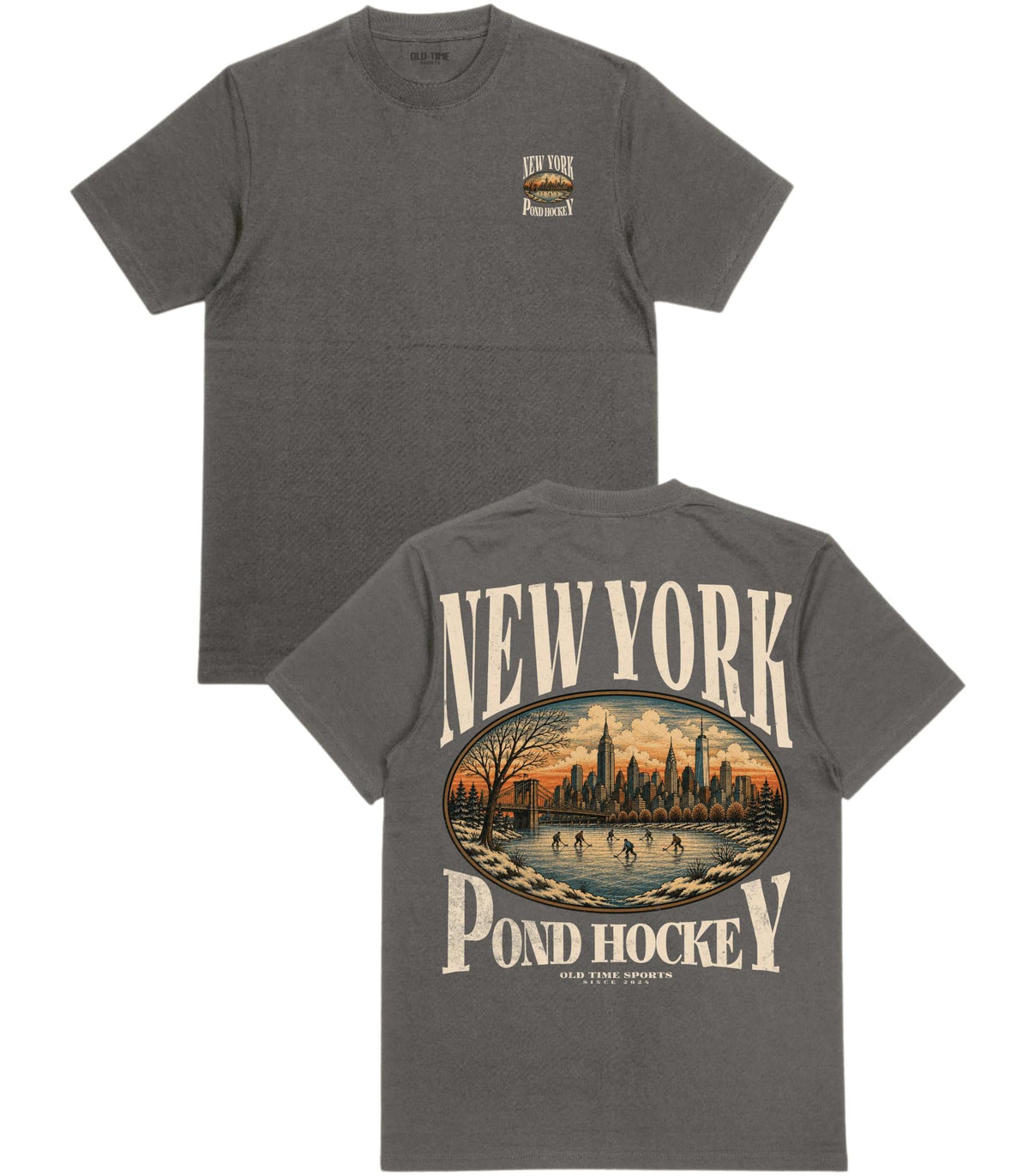 New York Pond Hockey T-Shirt - Old Time Sports