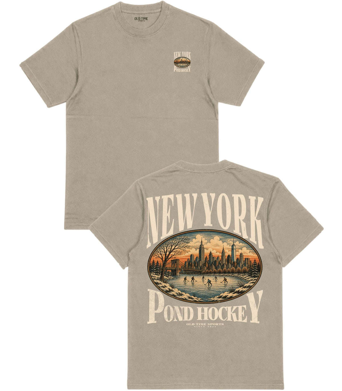 New York Pond Hockey T-Shirt - Old Time Sports