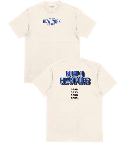 New York World Champions T-Shirt - Old Time Sports