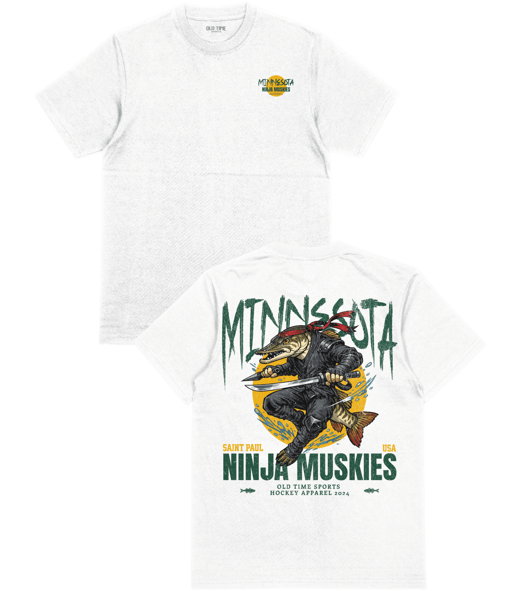 Ninja Muskies T-Shirt - Old Time Sports
