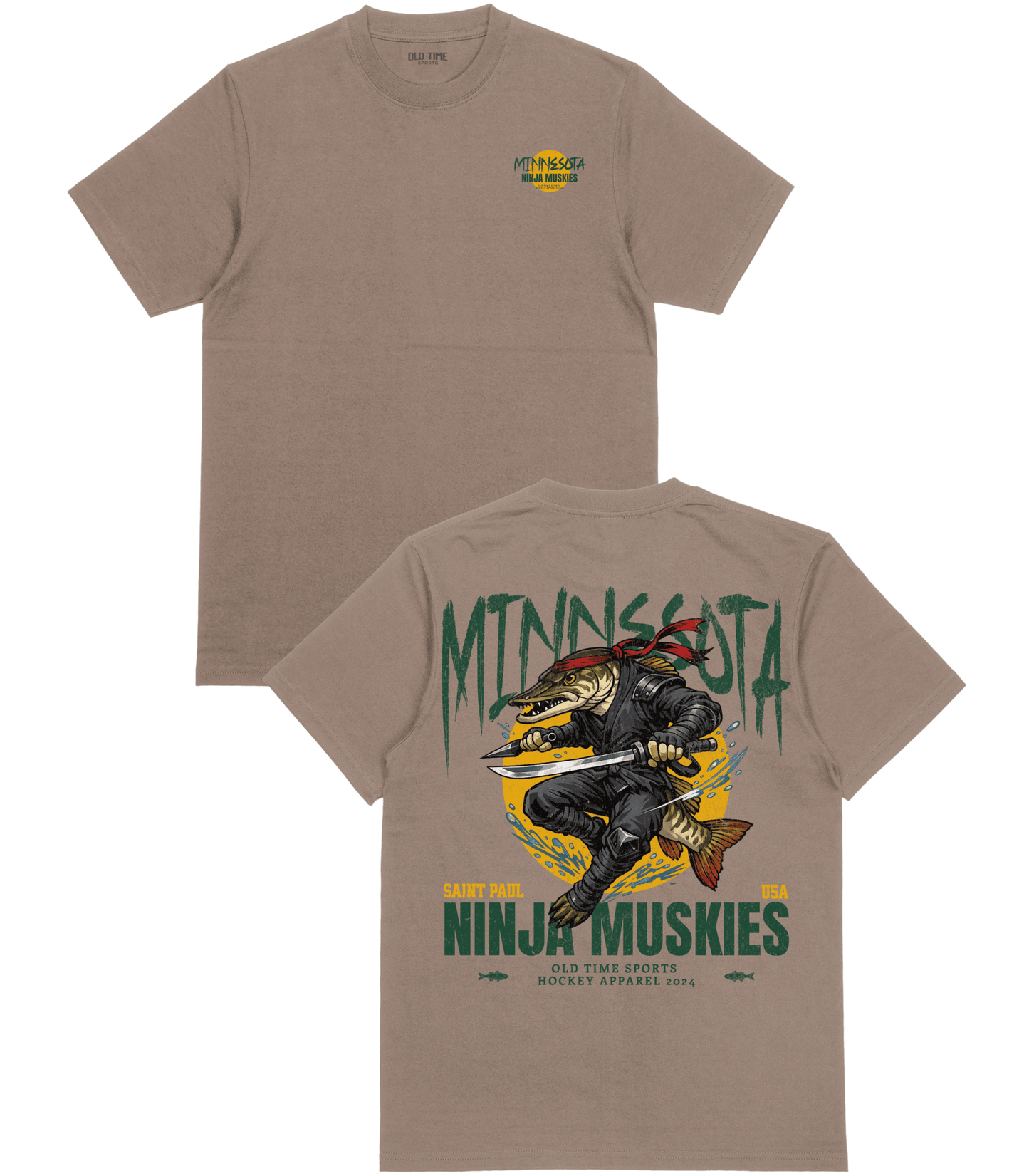 Ninja Muskies T-Shirt - Old Time Sports