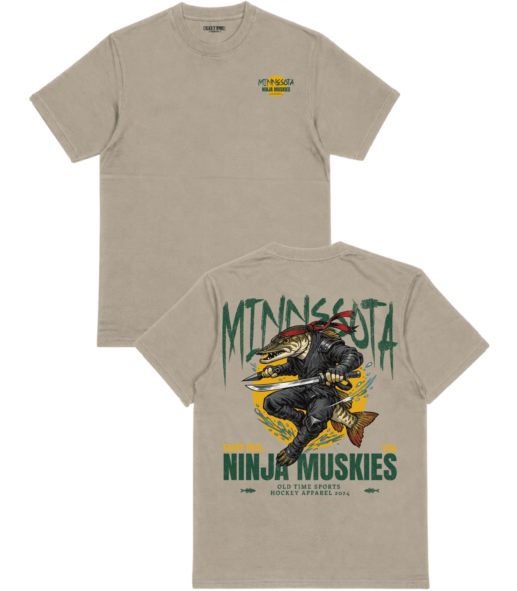 Ninja Muskies T-Shirt - Old Time Sports