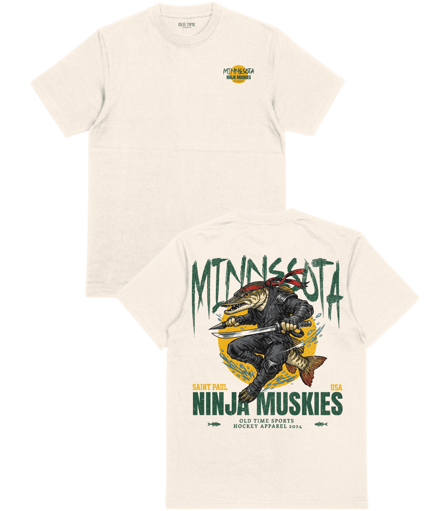Ninja Muskies T-Shirt - Old Time Sports