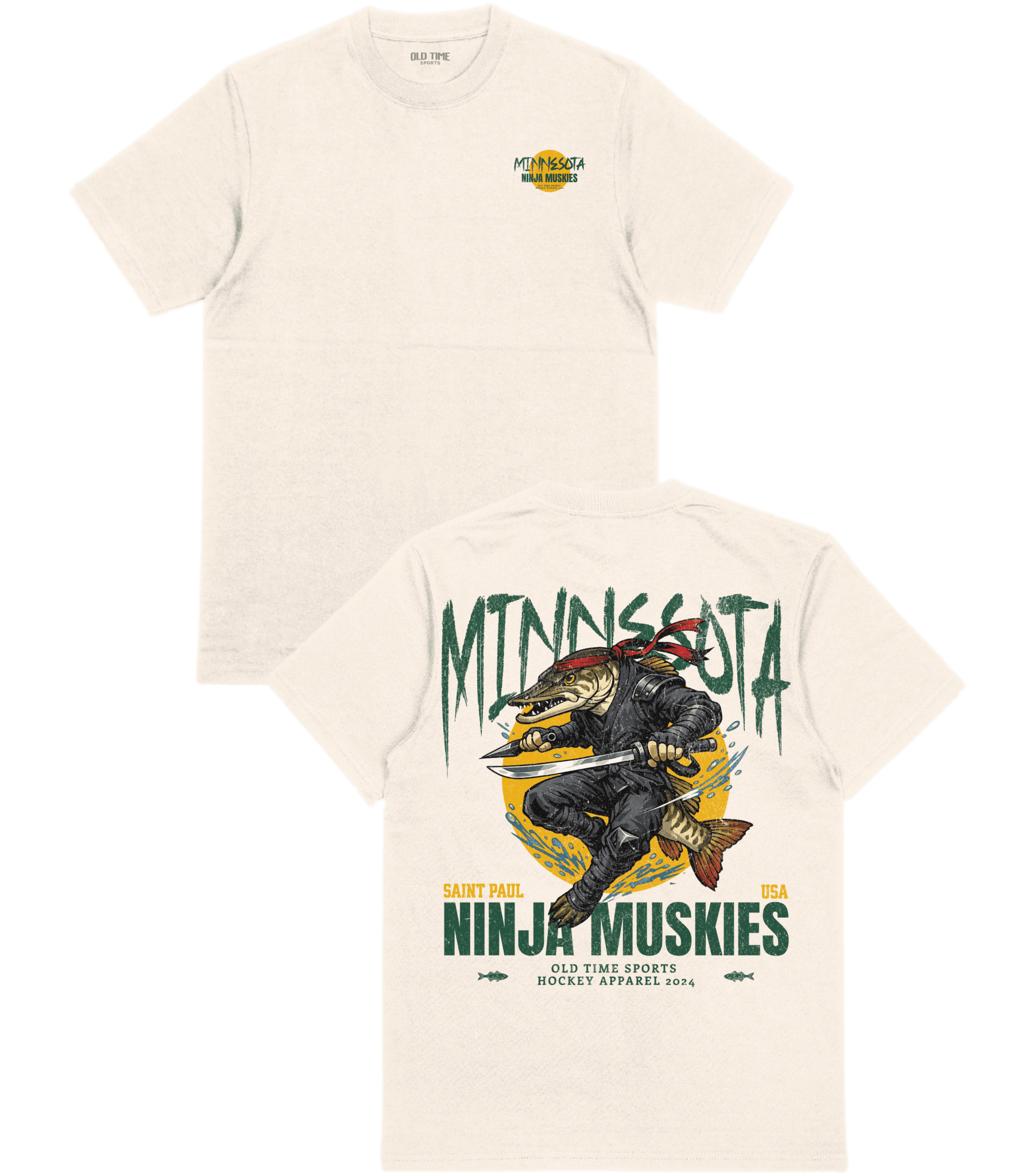 Ninja Muskies T-Shirt - Old Time Sports