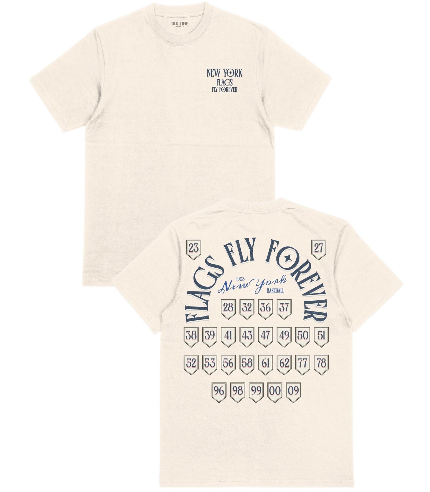 NY Flags Fly Forever T-Shirt