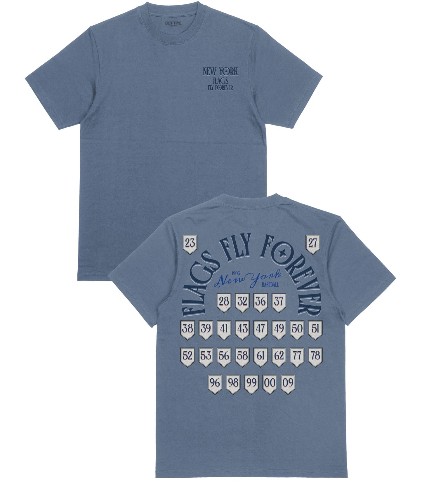 NY Flags Fly Forever T-Shirt