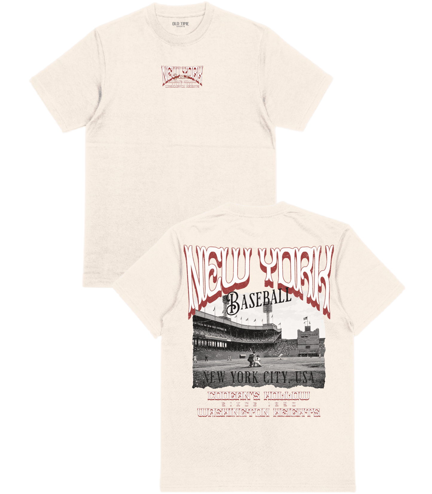 NYC Baseball Poster T-Shirt - Old Time Sports