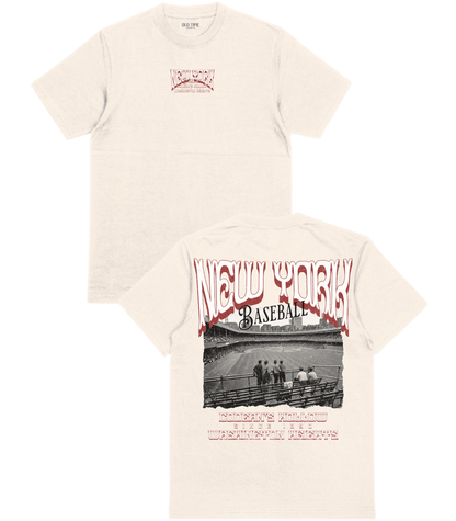 NYC Baseball Poster v2 T-Shirt - Old Time Sports