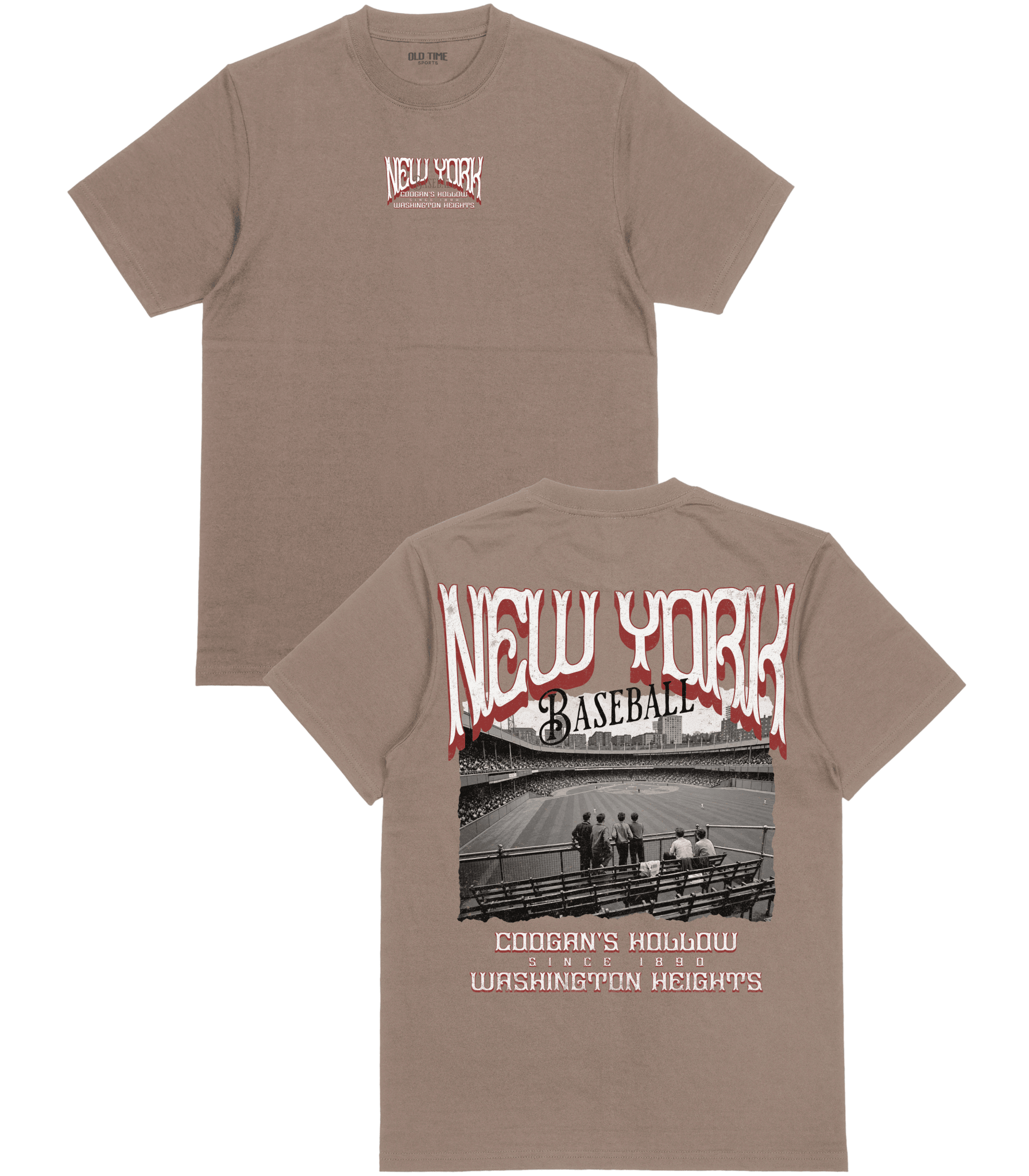 NYC Baseball Poster v2 T-Shirt - Old Time Sports