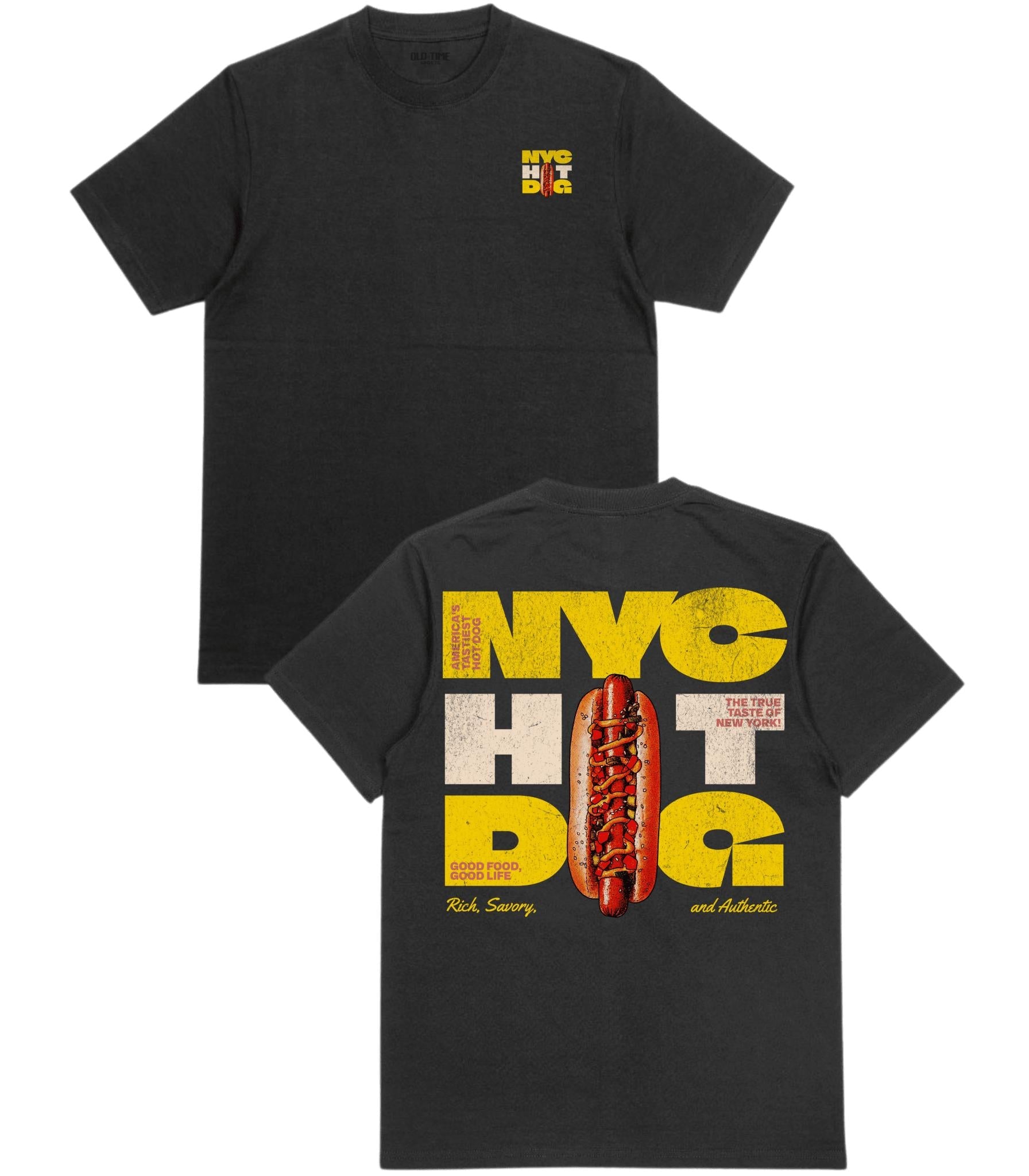 NYC Hot Dog T-Shirt - Old Time Sports