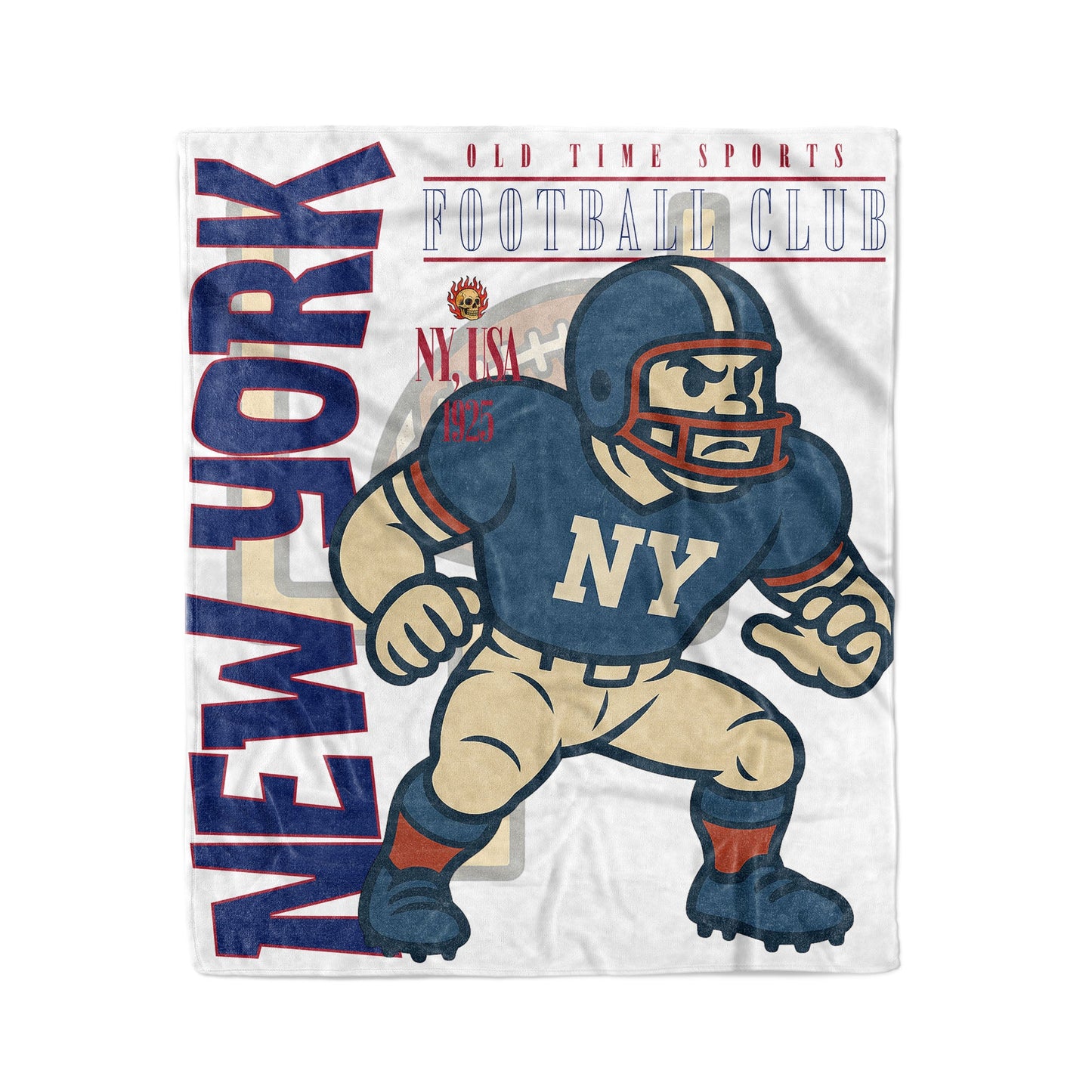 NYG Football 50x60in Fleece Blanket - Old Time Sports